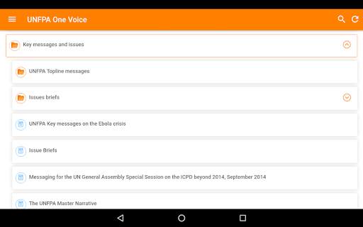 UNFPA One Voice Mobile screenshot 9