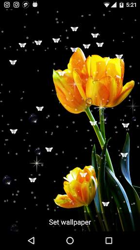 HD Flowers Live Wallpaper screenshot 1