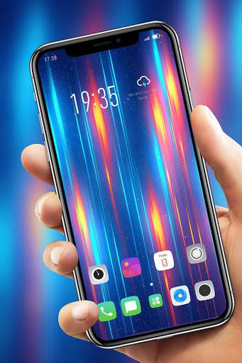 Light Speed Abstract Theme one plus 7 launcher screenshot 4