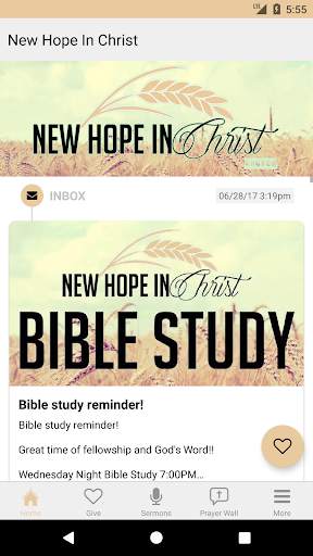 New Hope In Christ screenshot 2