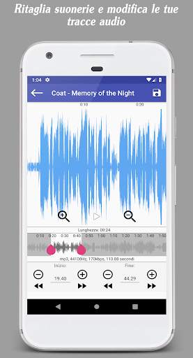 Lettore Musicale Invenio +Music Editor & Equalizer screenshot 7