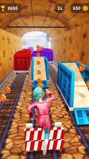 Royal Princess Subway Run : Endless Runner Game screenshot 4