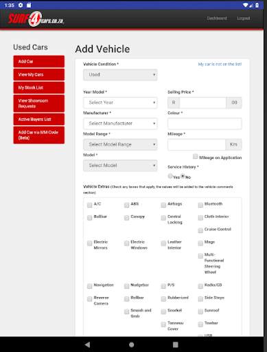 Surf4cars.co.za screenshot 7