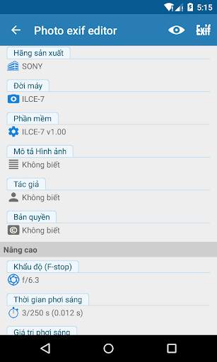 Photo exif editor screenshot 5