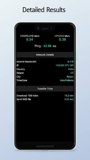 Speed Test Internet - Data and Wifi Speed Tester screenshot 3