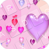 Keyboard Fancy Pink Theme icon