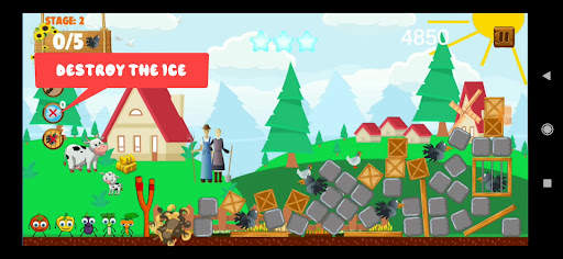 Angry Crows Slingshot Catapult स्क्रीनशॉट 6