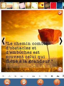 Citations inspirantes Français 9 تصوير الشاشة