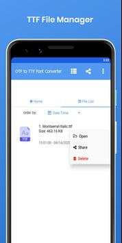 Otf to Ttf Converter screenshot 4