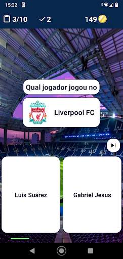 Futebol Quiz screenshot 2