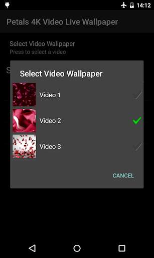 Petals 4K Video Live Wallpaper screenshot 7