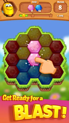 Bee Brilliant Blast screenshot 1