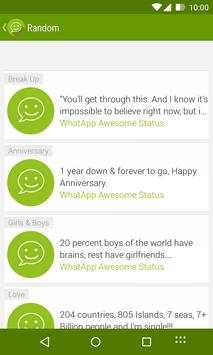 WhatApp Awesome Status screenshot 4