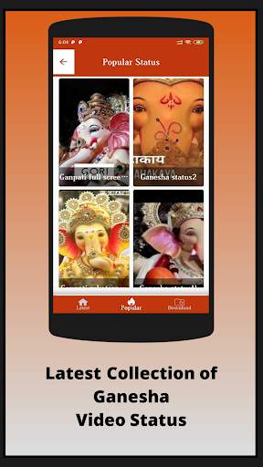 Ganesha Video Status - Full screen Ganesha Status screenshot 2
