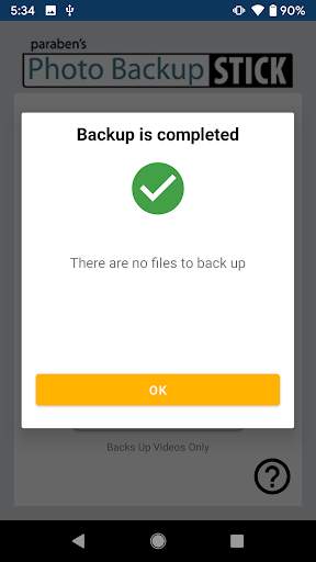 Photo Backup Stick DC screenshot 2