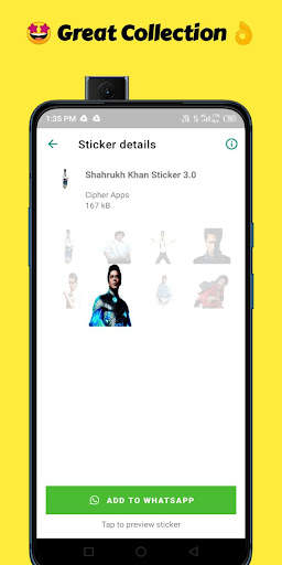 shahrukh Khan Sticker for WA screenshot 3