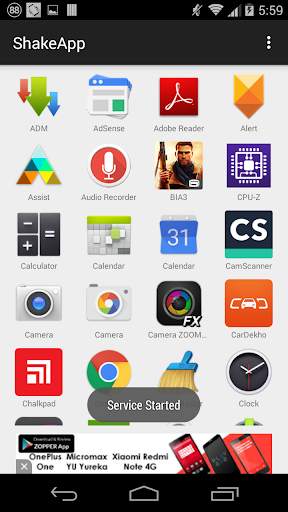 Shake and Open App screenshot 3