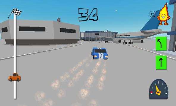 Blocky Rally Pixel Car Racing screenshot 3