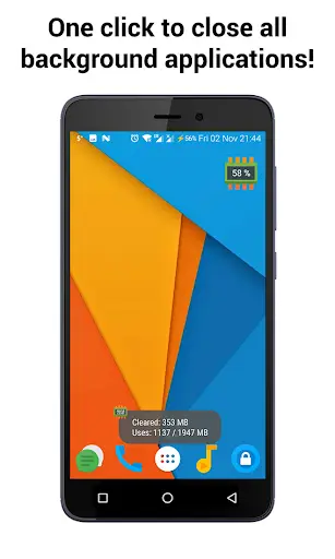 RAM Cleaner Lite screenshot 2