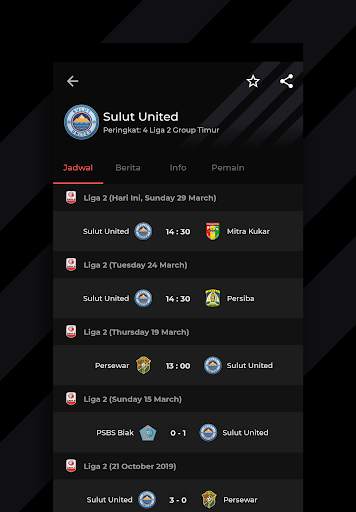 Jadwal BRI Liga 1 screenshot 8