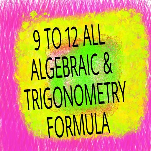 9 to 12 all math formula icon