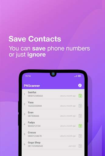 PNScanner - Phone number scanner (camera/gallery) screenshot 3