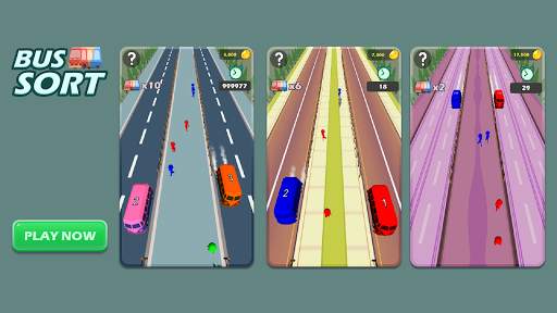 Bus Sort - Bus Game Color screenshot 1