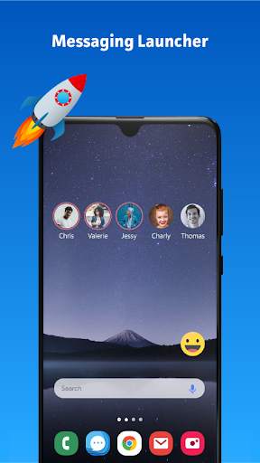 Messenger Home - SMS Launcher screenshot 5