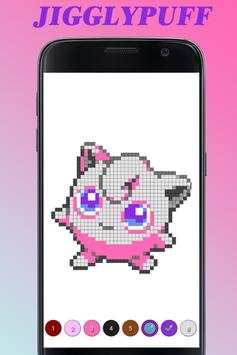 Coloring by Number Pokemon Toys Version 2018 screenshot 2