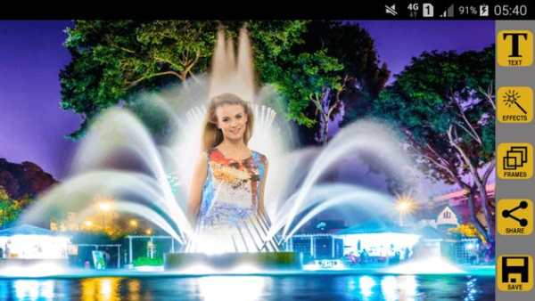 Water Fountain Photo Frames screenshot 1