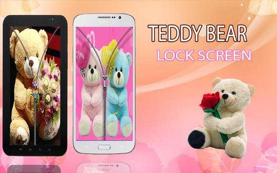Teddy Bear Zipper Lock screenshot 4