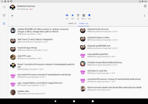 FastHub for GitHub स्क्रीनशॉट 15