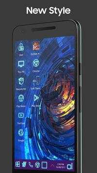 Sci fi theme for computer launcher screenshot 2