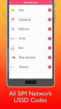 All SIM network USSD Code screenshot 1