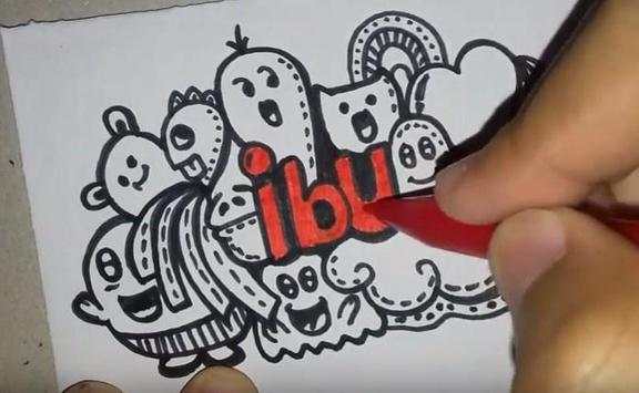 Easy Steps to Draw Doodle Art Names screenshot 4