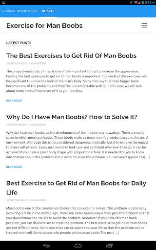 Exercise for Man Boobs screenshot 2