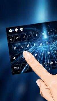 Tech Neon Keyboard Theme screenshot 2