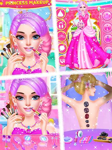 Princess Makeup: Dress, Salon, Spa Games for Girls screenshot 2