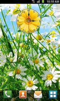 Daisy Clock Live Wallpaper screenshot 3
