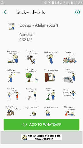 Qonshu international stickers for WhatsApp screenshot 6