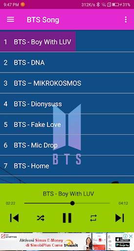 BTS Song Offline screenshot 3