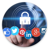 Secure All social networks All in one icon