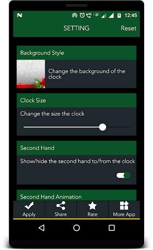 Christmas Time clock live wallpaper screenshot 6