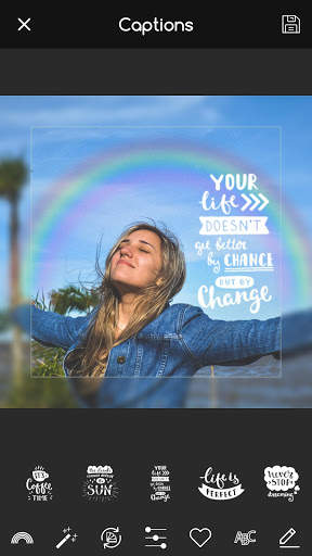 Rainbow Overlay Photo Lab Effect App screenshot 4
