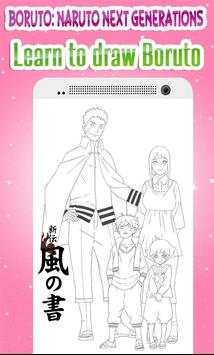 How to Draw Boruto Characters From Naruto Anime screenshot 2