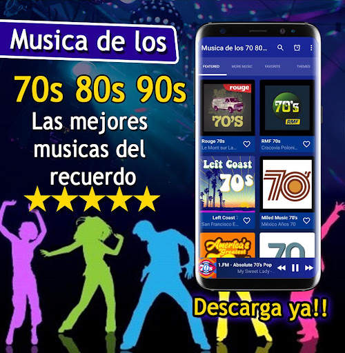 Musica de los 70 80 90 Gratis screenshot 1
