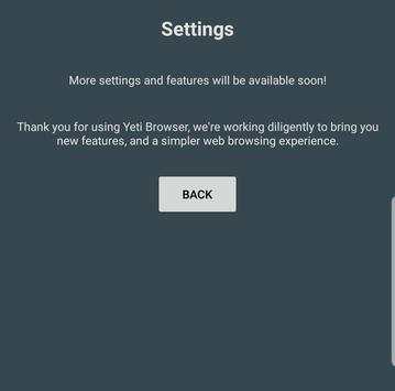 Yeti Browser screenshot 3