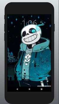 Underground Lock Screnn Wallpaper - Sans & Frisk screenshot 5