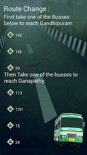 Coimbatore Bus Guide screenshot 5