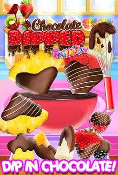 Chocolate Dipped Fruit Candy Maker Kids FREE screenshot 2